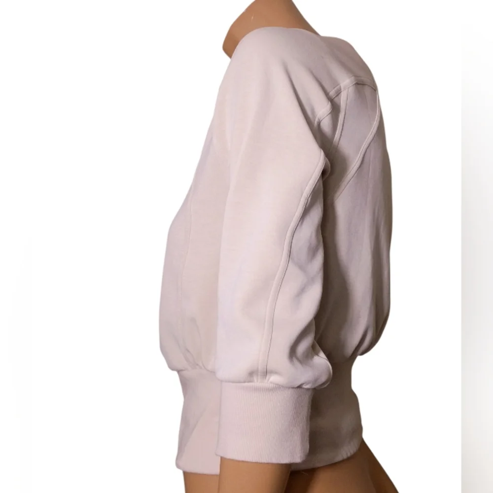 lululemon athletica Cream Cropped Pullover Sweatshirt‎